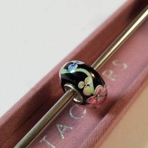 Kay Jewelers Jewelry - 3/$20💜Black Pink Flower Murano Charm for Pandora Kay Jewelers Jewelry - 3/$20💜Black Pink Flower Murano Charm for Pandora